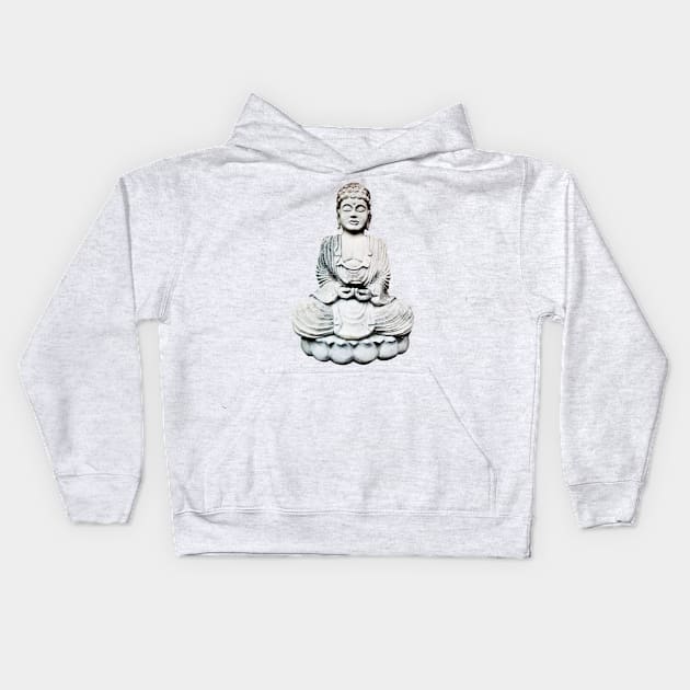 buddha Kids Hoodie by LIF3 IS A DREAM